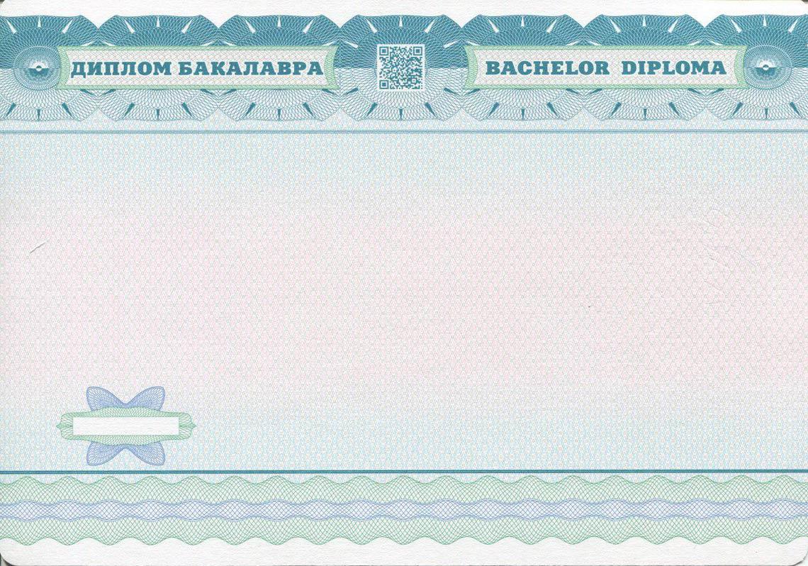 Украинский Диплом Бакалавра в Октябрьском 2014-2025 обратная сторона